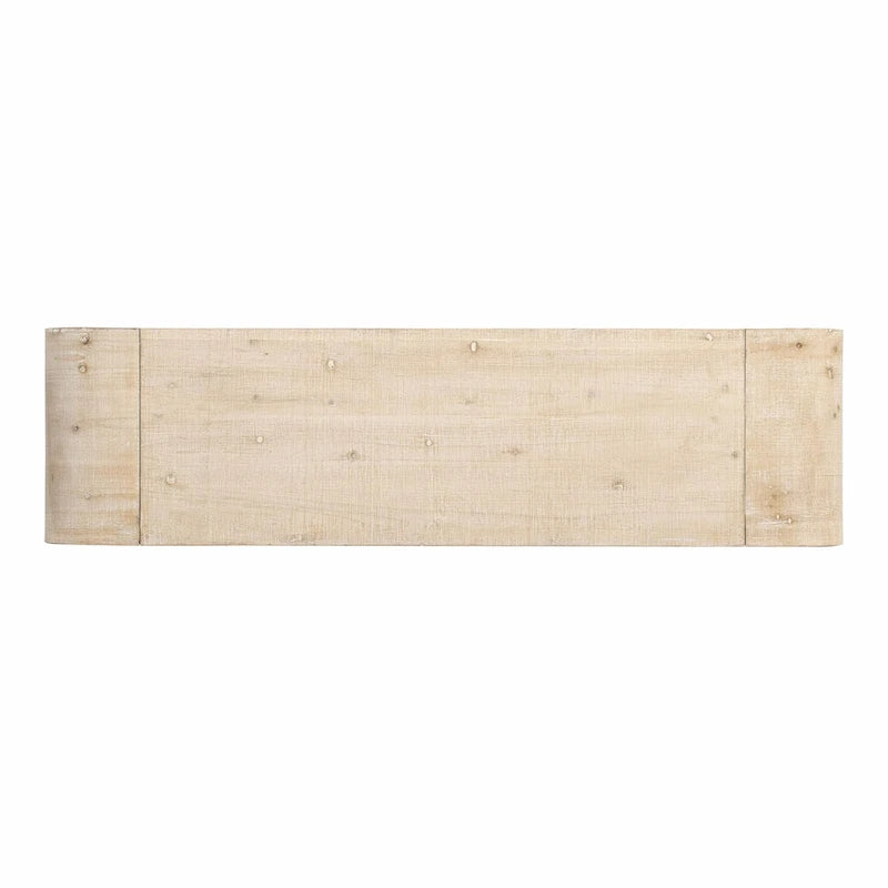 Irresistible Retro Silhouette Console Table: Open Style, Two Top Drawers