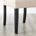 Roundhill Furniture Leviton Urban Style Wood Dark Wash Turned-Leg Dining Set: Table and 4 Chairs