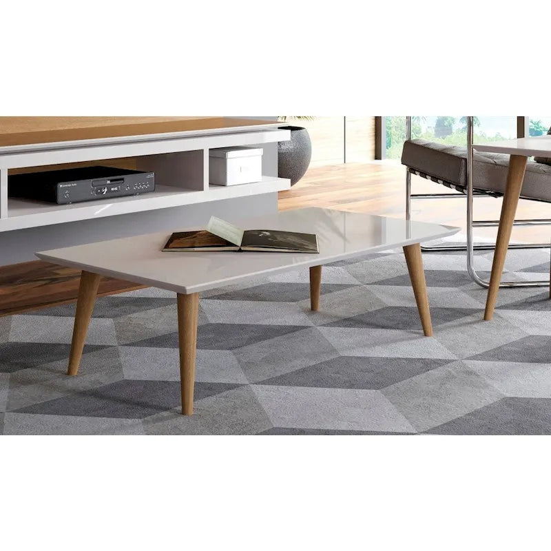 Utopia 17.52  High Rectangle Coffee Table with Splayed Legs
