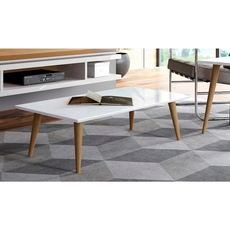 Utopia 17.52  High Rectangle Coffee Table with Splayed Legs