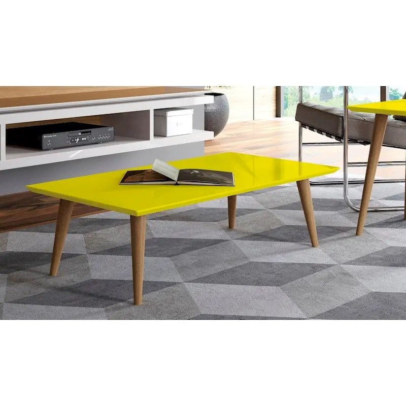 Utopia 17.52  High Rectangle Coffee Table with Splayed Legs
