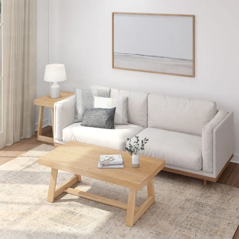 Plank and Beam Classic Rectangular Side Table - 25