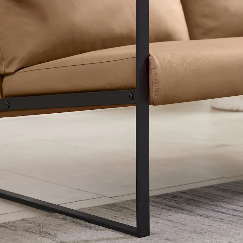 Accent Arm Chair with Extra Thick Padded Backrest and Seat Cushion Sofa Chairs