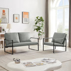 Accent Arm Chair with Extra Thick Padded Backrest and Seat Cushion Sofa Chairs