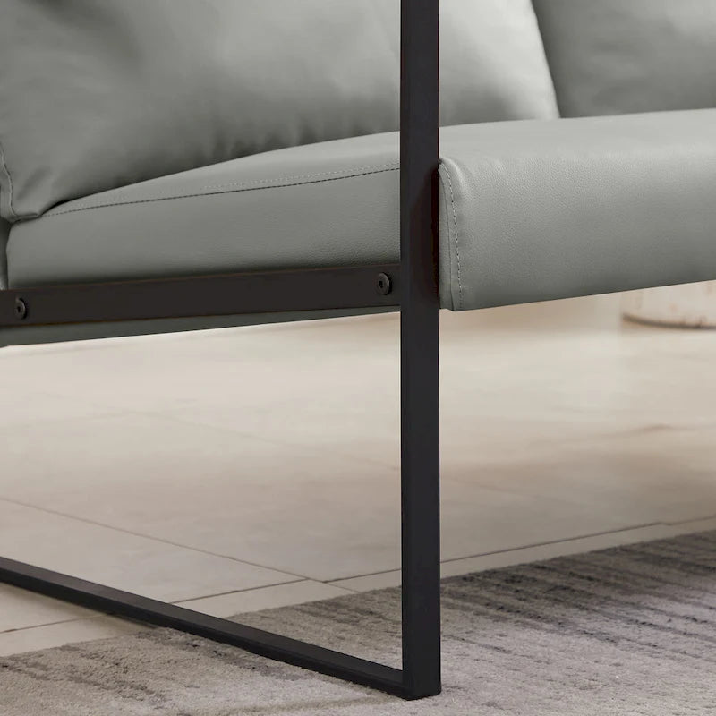 Accent Arm Chair with Extra Thick Padded Backrest and Seat Cushion Sofa Chairs