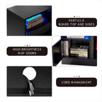 70  Fireplace TV Stand with 36  Electric Fireplace