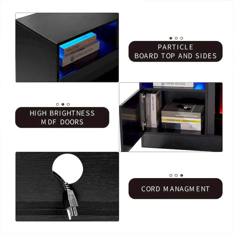 70  Fireplace TV Stand with 36  Electric Fireplace