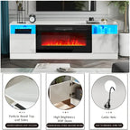 70  Fireplace TV Stand with 36  Electric Fireplace