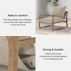 Avenue Greene Janae Sling Accent Chair