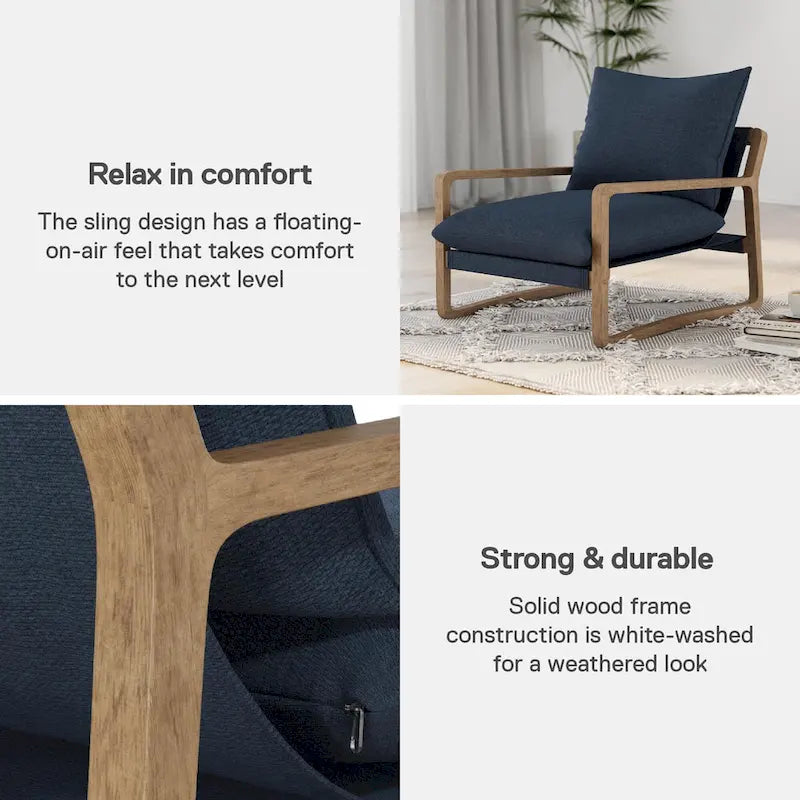 Avenue Greene Janae Sling Accent Chair