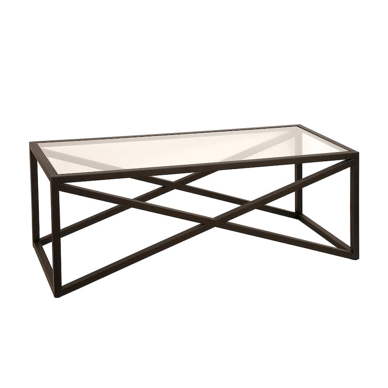 Silver Orchid Stifter Blackened Bronze Coffee Table