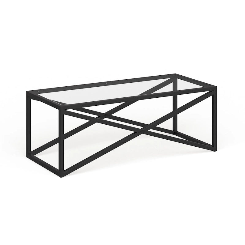 Silver Orchid Stifter Blackened Bronze Coffee Table