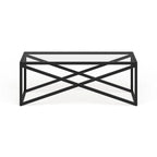 Silver Orchid Stifter Blackened Bronze Coffee Table