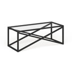 Silver Orchid Stifter Blackened Bronze Coffee Table