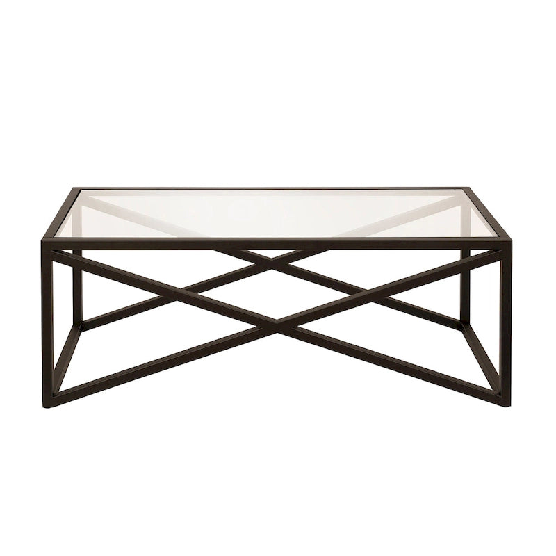 Silver Orchid Stifter Blackened Bronze Coffee Table