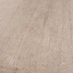 Sophia 72  Round Reclaimed Pine Modern Dining Table with Ball Pedestal Base
