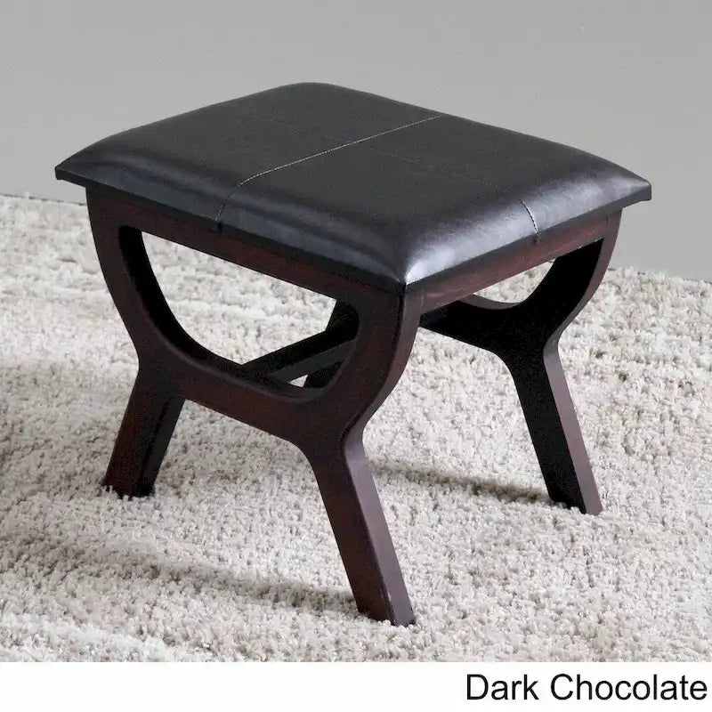 International Caravan Carmel Rectangular Vanity Stool