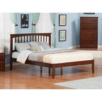 Mission King Platform Bed in Walnut