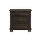 Brandie 6 Piece Grayish Brown Modern Storage Sleigh Platform Bedroom Set