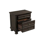 Brandie 6 Piece Grayish Brown Modern Storage Sleigh Platform Bedroom Set