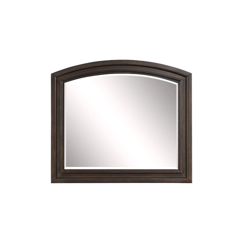 Brandie 6 Piece Grayish Brown Modern Storage Sleigh Platform Bedroom Set