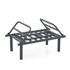 Mojay Futon Love SeatMetal frames2 Seater Plush Chenille Upholstered Sofa