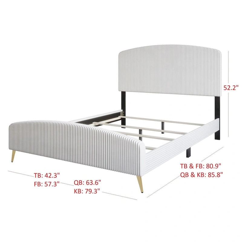 Everett Upholstered Panel Bed