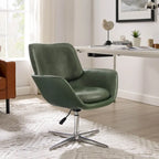Art Leon Modern Swivel & Adjustable Home Office Accent Arm Chair