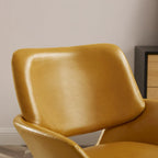 Art Leon Modern Swivel & Adjustable Home Office Accent Arm Chair