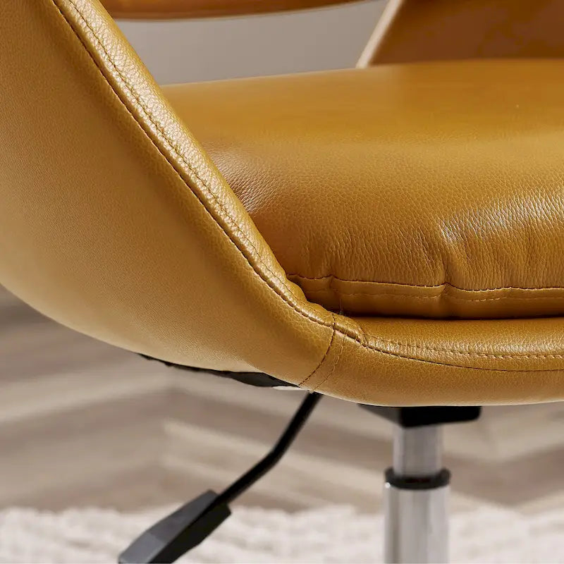 Art Leon Modern Swivel & Adjustable Home Office Accent Arm Chair