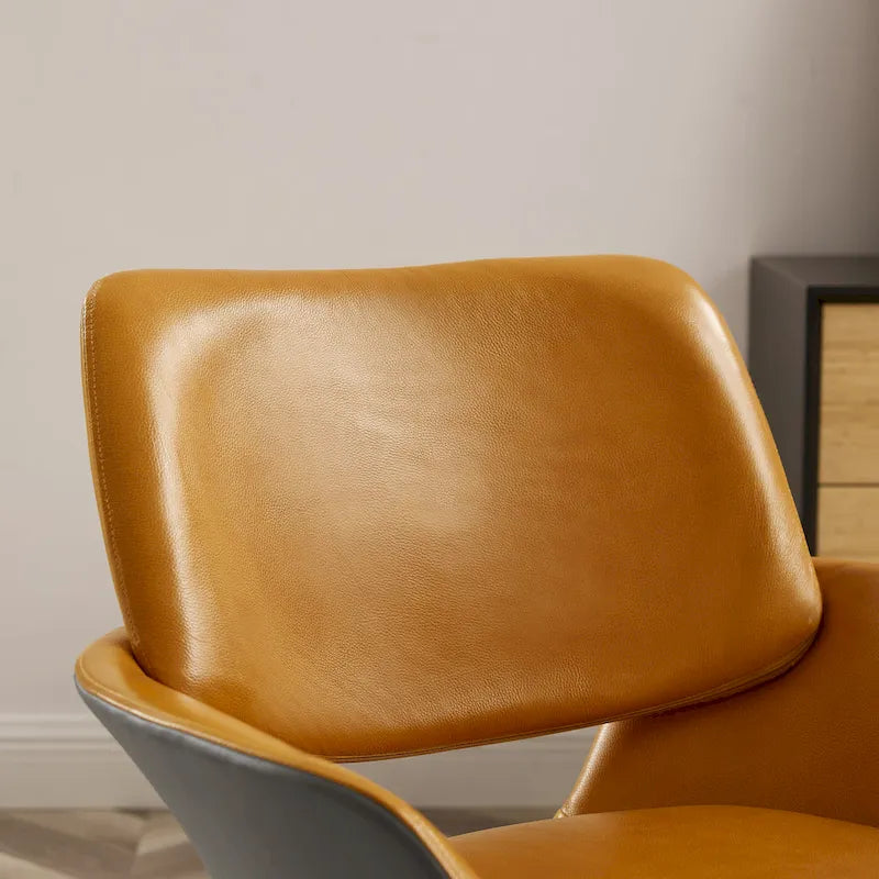 Art Leon Modern Swivel & Adjustable Home Office Accent Arm Chair