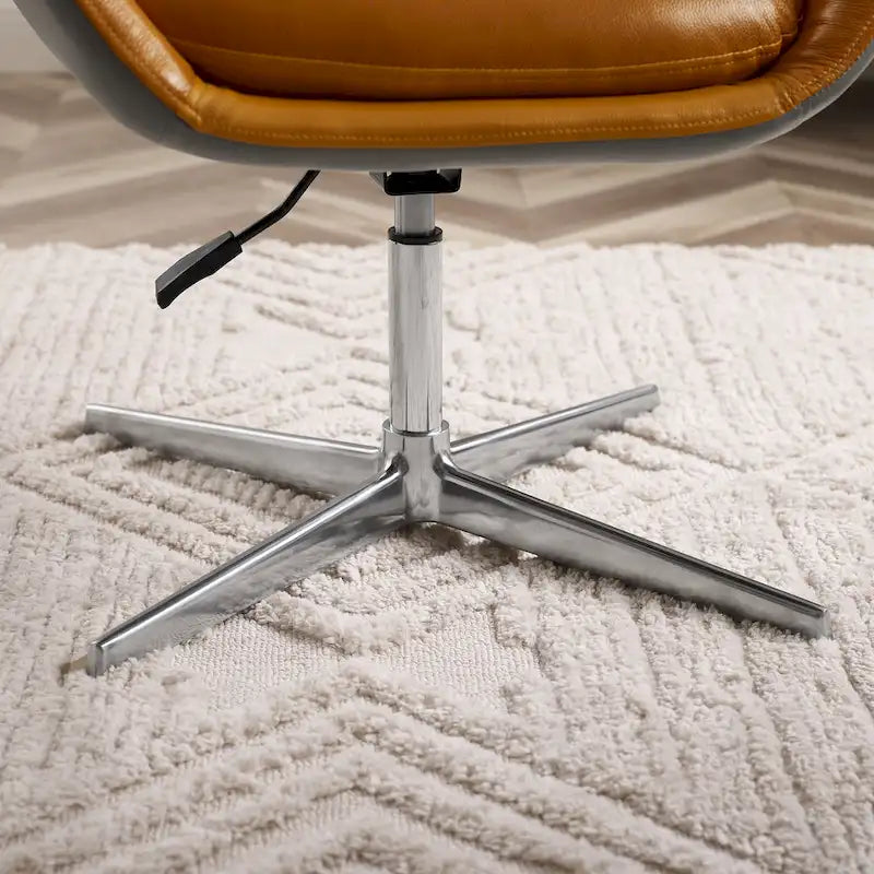 Art Leon Modern Swivel & Adjustable Home Office Accent Arm Chair