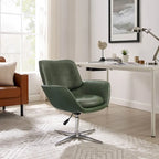 Art Leon Modern Swivel & Adjustable Home Office Accent Arm Chair