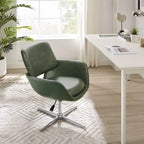 Art Leon Modern Swivel & Adjustable Home Office Accent Arm Chair