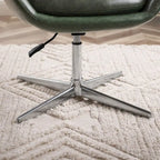 Art Leon Modern Swivel & Adjustable Home Office Accent Arm Chair