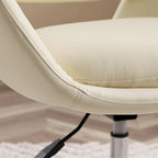 Art Leon Modern Swivel & Adjustable Home Office Accent Arm Chair