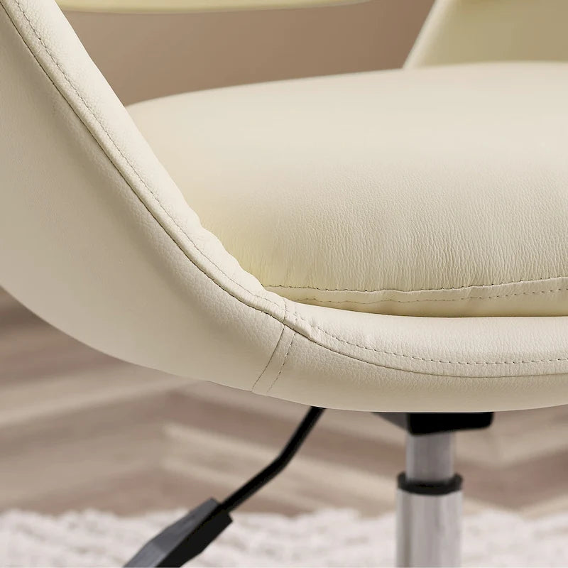 Art Leon Modern Swivel & Adjustable Home Office Accent Arm Chair