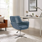 Art Leon Modern Swivel & Adjustable Home Office Accent Arm Chair