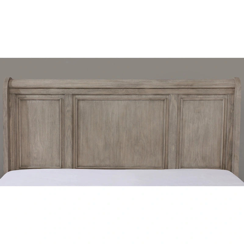 Nahkohe Transitional Grey Wood 2-Piece Storage Sleigh Bed and Chest Set by Furniture of America