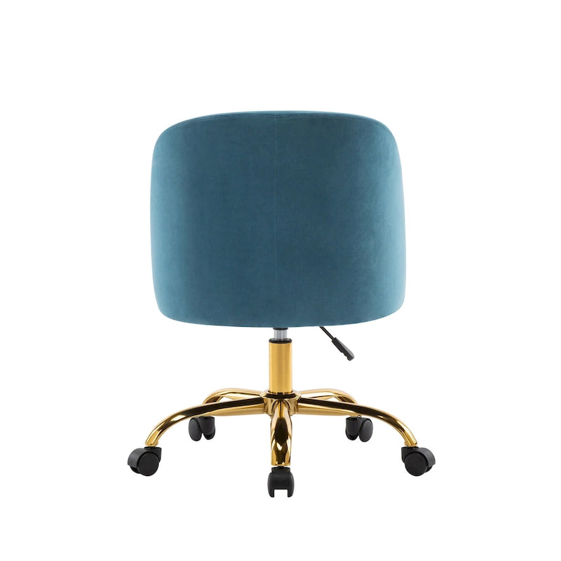 Porthos Home Louie Armless Velvet Desk Chairs