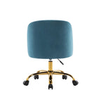 Porthos Home Louie Armless Velvet Desk Chairs