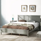 Solid Wood Queen Platform Bed
