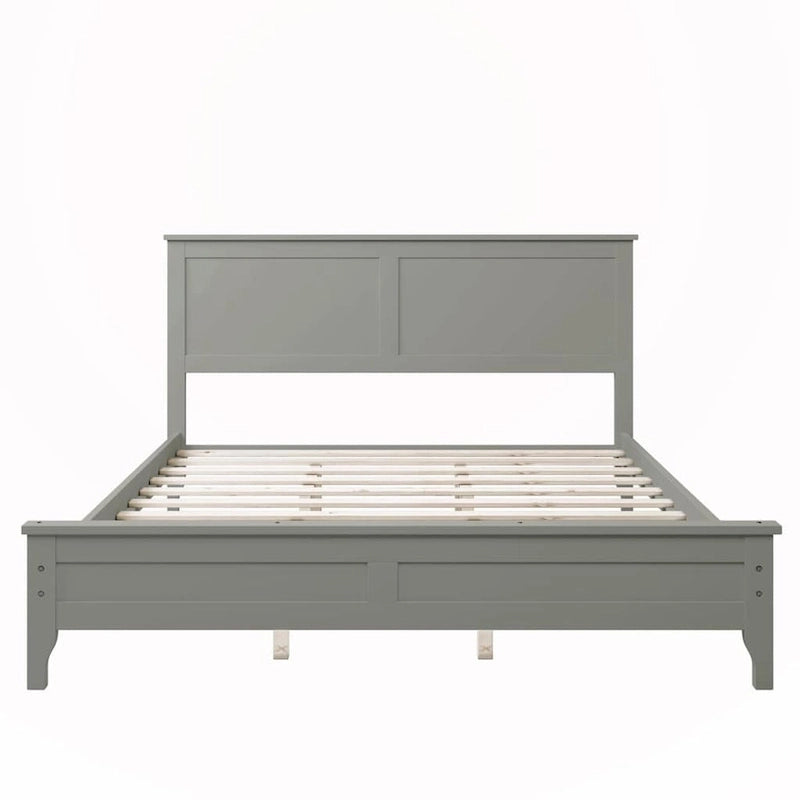Solid Wood Queen Platform Bed