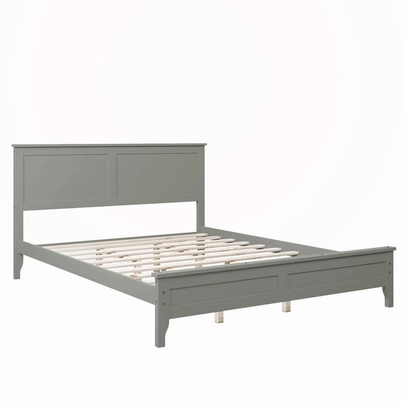 Solid Wood Queen Platform Bed