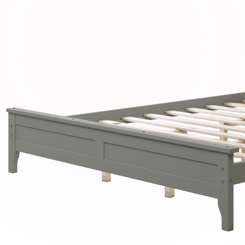 Solid Wood Queen Platform Bed