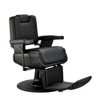 SHERMAN Heavy Duty Barber Chair Reclining Barbershop Styling Chair, Black