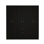 Mitu Six Doors Armoire, Seven Interior Shelves, One Drawer, Hanging Rod - N/A