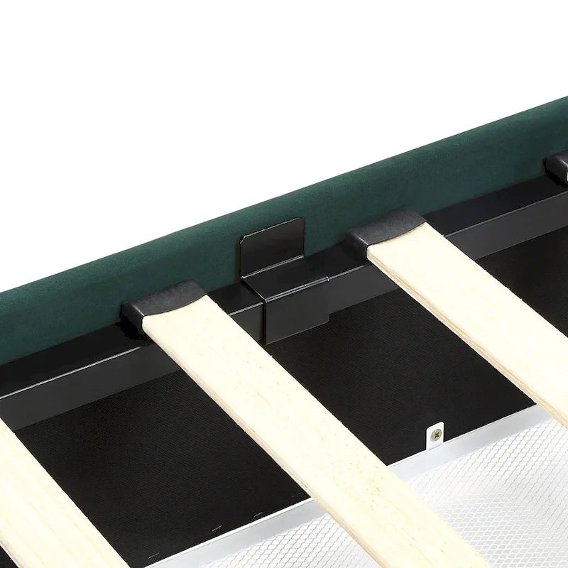 Furniture of America Chapla Art Deco Upholstered 4-drawer Platform Storage Bed