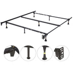 Twin/Full/Queen Metal Bed Frame (Glide Legs)