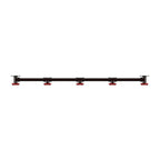 Cambria Industrial Sand Black Wall Coat Rack by Furniture of America